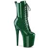 Pleaser - FLAMINGO1040GP Platform Boots - Green Product image